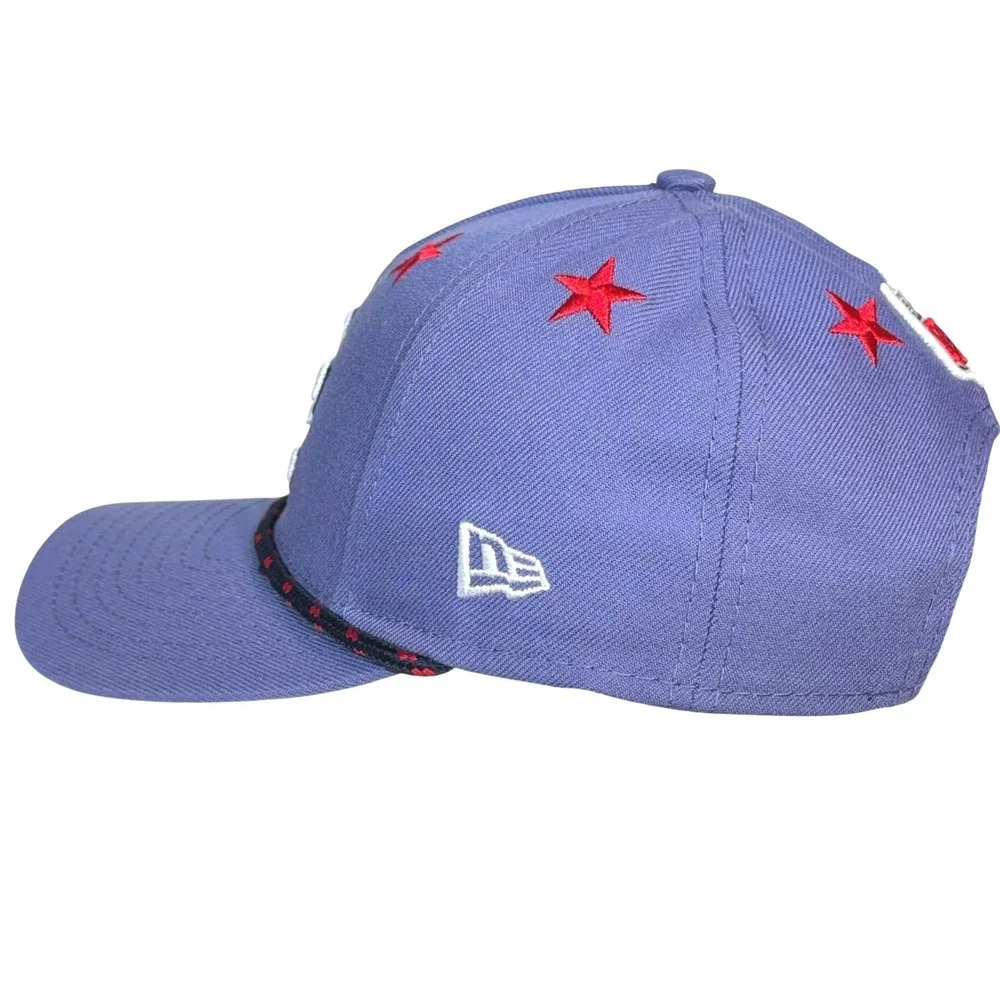 New Era New England Patriots Hat Youth Purple 9FORTY Snapback Star Rope NFL
